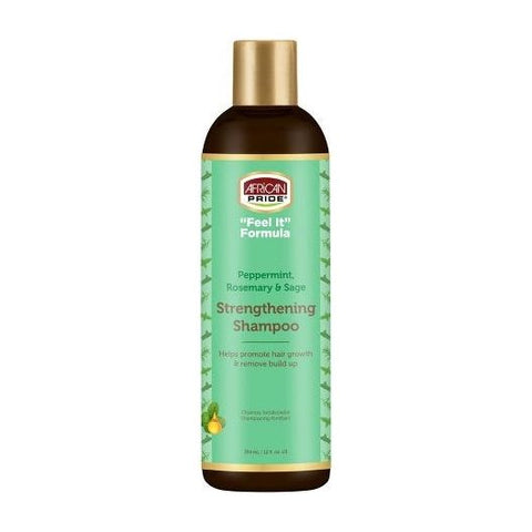 African Pride Hair Care African Pride: FEEL IT FORMULA STRENGTHENING SHAMPOO 12oz