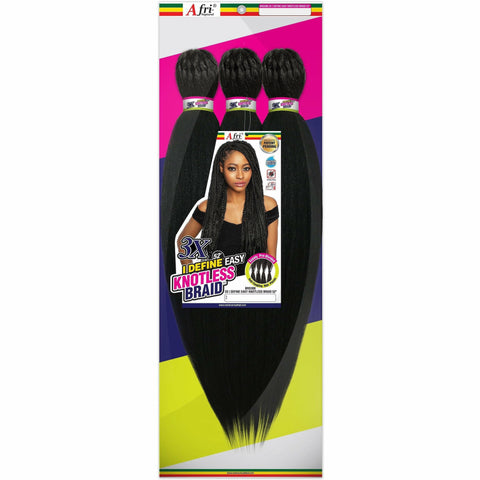 Afri-Naptural Braiding Hair Afri-Naptural: 3X I-Define Easy Knotless Braid 52" (BRD308)