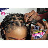 Afri-Naptural Braiding Hair Afri-Naptural: 3X I-Define Easy Knotless Braid 52" (BRD308)