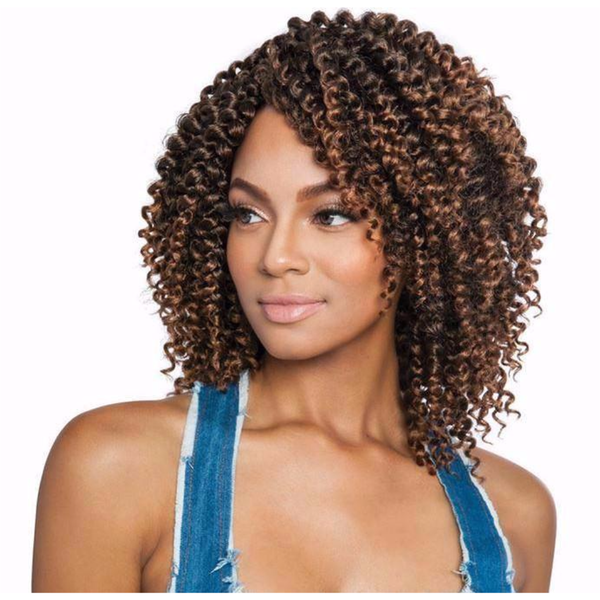Afri-Naptural Crochet Hair #1 Afri-Naptural: Caribbean Bundle 3X Spring Water 8"