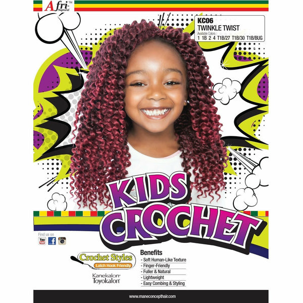 Afri-Naptural Crochet Hair #1 Afri-Naptural Kids Crochet Twinkle Twist