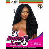 Afri-Naptural Crochet Hair Afri Naptural : 2X Butterfly Locs 18" Crochet Braid