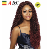 Afri-Naptural Crochet Hair Afri-Naptural: 3X Caribbean Water Wave 22"