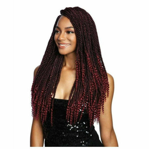 Afri-Naptural Crochet Hair Afri-Naptural: 3X Coily Ends Box Braid 18" (BOX307) - FINAL SALE