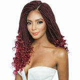 Afri-Naptural Crochet Hair Afri-Naptural: 3X Curly Ends Box Braid 14" (BOX 301) - FINAL SALE