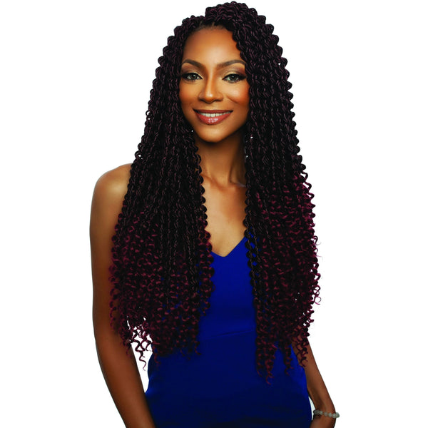 Afri-Naptural Crochet Hair Afri-Naptural: 3X Water Locs 22"