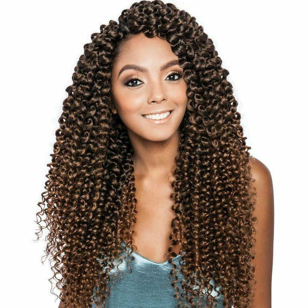 Afri-Naptural Crochet Hair Afri-Naptural: Caribbean Bundle Pre-Stretched Bouncy Spring 18" (CBP06)