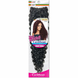 Afri-Naptural Crochet Hair Afri-Naptural: Caribbean Bundle Pre-Stretched Cascading Ripple 18" (CBP04)