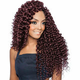 Afri-Naptural Crochet Hair Afri-Naptural: Caribbean Bundle Pre-Stretched Cascading Ripple 18" (CBP04)