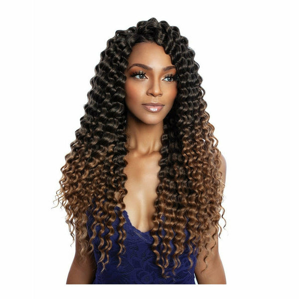 Afri-Naptural Crochet Hair Afri Naptural: Caribbean Deep Wave 18" (CBP07) - FINAL SALE