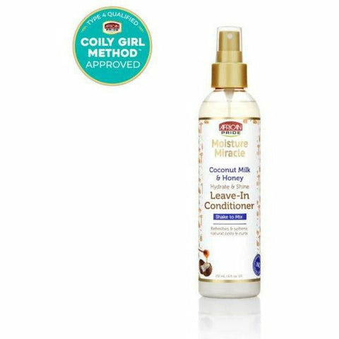 African Pride Hair Care African Pride: Coconut Milk & Honey - Hydrate & Shine Leave-In Conditioner 8oz