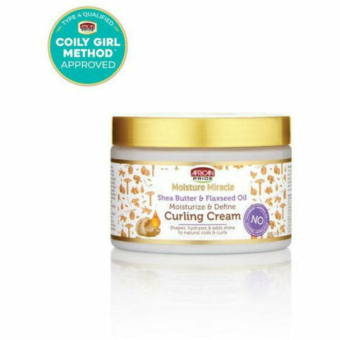 African Pride: Shea Butter & Flaxseed Oil - Curling Cream 12oz