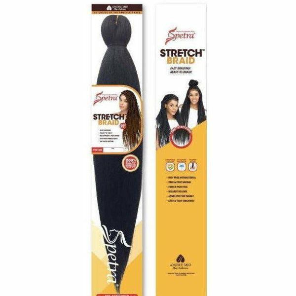 Amore Mio Braiding Hair Spectra: "Stretch" Braid 25" (Pre-Stretched)