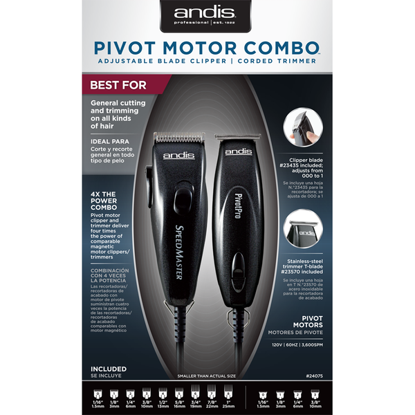 Andis Electronic Andis: Pivot Motor Clipper/Trimmer #24075