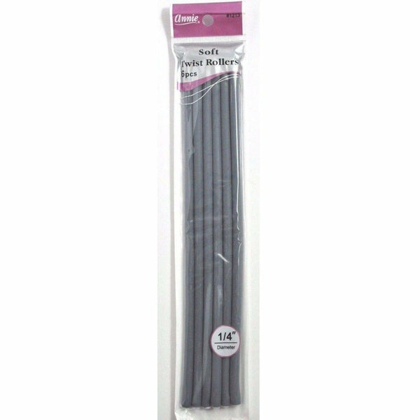 Annie Hair Accessories ANNIE: 10" Soft Twist Rollers 1/4" #1213