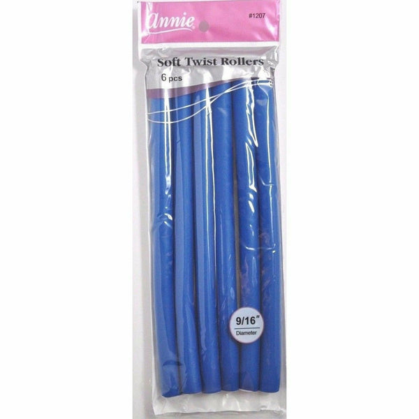 Annie Hair Accessories ANNIE: 10" Soft Twist Rollers 9/16" #1207