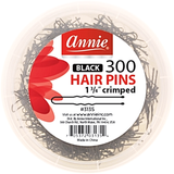 Annie Hair Accessories ANNIE: 300 Ball Tipped Hair Pins Crimped 1 3/4"  #3135