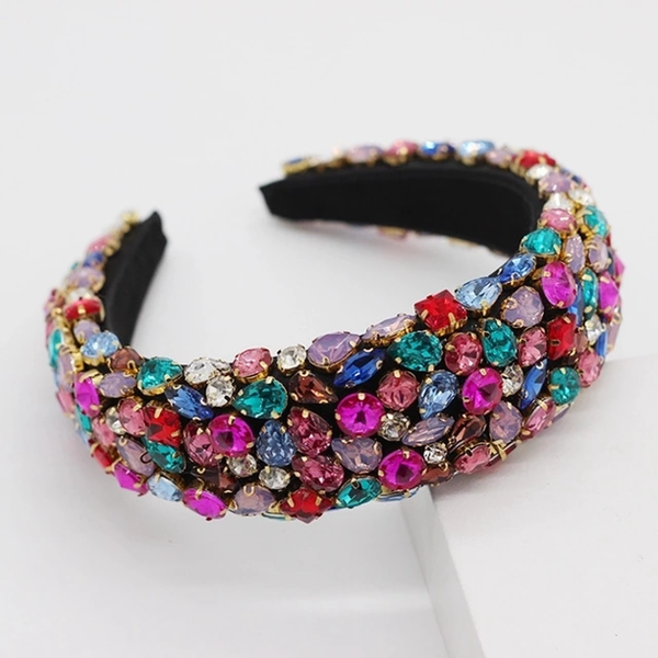 Beauty Depot O-Store Accessories Rhinestone Padded Headband