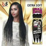 Bobbi Boss Braiding Hair Bobbi Boss: 3X Boss Braid Pre-Feathered 54"