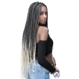 Bobbi Boss Braiding Hair Bobbi Boss: Jumbo Braid Feather Tip Pre Stretched 54"