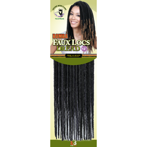 Bobbi Boss Crochet Hair #1 Bobbi Boss Bomba Faux Locs Dread 12"