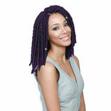 Bobbi Boss Crochet Hair #99J-( Black + Burgandy Blend) Bobbi Boss Bomba Faux Locs Soul 12"