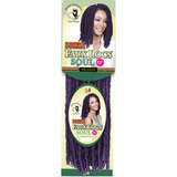 Bobbi Boss Crochet Hair #99J-( Black + Burgandy Blend) Bobbi Boss Bomba Faux Locs Soul 12"