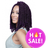 Bobbi Boss Crochet Hair #99J-( Black + Burgandy Blend) Bobbi Boss Bomba Faux Locs Soul 12"