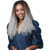 Bobbi Boss Crochet Hair Bobbi Boss: 2X Nu Locs Water Curl Boho 18"