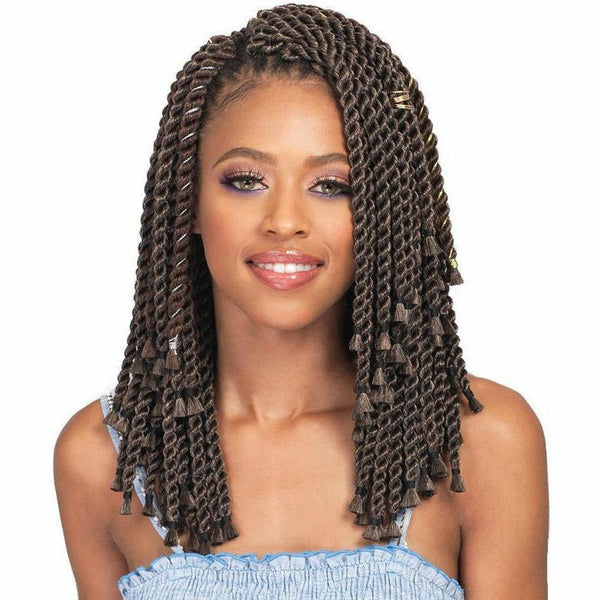Bobbi Boss Crochet Hair Bobbi Boss Bomba Senegal Twist Blunt Tips 10" Final Sale
