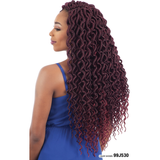 FreeTress Crochet Hair FreeTress: 2X Plumpy Curly Faux Loc 20" Crochet Braids
