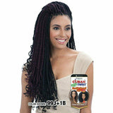FreeTress Crochet Hair FreeTress: Equal Cuban Twist Braid 24" Synthetic Hair Double Strand Style