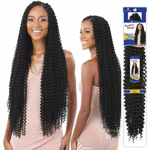 FreeTress Crochet Hair FreeTress: Water Wave Crochet Braids Extra Long