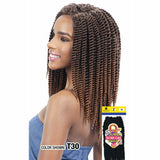 FreeTress Crochet Hair Shake-N-Go Que: 2X Jumbo Senegal Twist 10" Crochet Braids