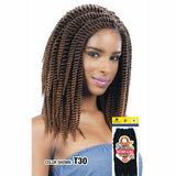 FreeTress Crochet Hair Shake-N-Go Que: 2X Jumbo Senegal Twist 10" Crochet Braids