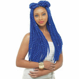 Janet Collection Crochet Hair #1 - Jet Black JANET COLLECTION™: 24" 2X Havana Mambo Twist 100% Kanekalon/Toyokalon