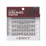 Kiss Cosmetics KPE03UB - Ultra Black Long Kiss: i Envy Ultra Black Knotted Individual Lash Extensions