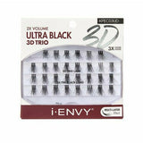 Kiss Cosmetics KPEC03UD - Ultra Black Long Kiss: i Envy Ultra Black 3D Trio Lash Extensions