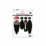 Mane Concept Virgin Bundles Pristine: 11A 100% Unprocessed Human Hair 3 Bundle + Closure Pack - New Crimp