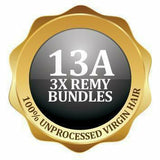 Pristine: 13A 100% Unprocessed Human Hair 3 Bundle Pack - Deep Wave