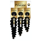 Pristine: 13A 100% Unprocessed Human Hair 3 Bundle Pack - Deep Wave