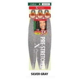 Outre Braiding Hair #SILVER GREY X-Pression: 3X Ultra Pre-Stretched Braid 52"