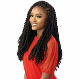 Outre Crochet Hair Outre X-Pression Twisted Up 2X Water Wave Fro Twist 22" Crochet Braids