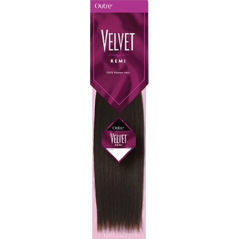 Outre Weaving Hair #1 - Jet Black / 8" OUTRE Velvet™ <br> 100% Human Remi Hair