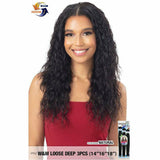 Shake N' Go Hair Extensions NATURAL Shake N' Go: Nature W&W Loose Deep 3PCS (14"16"18")