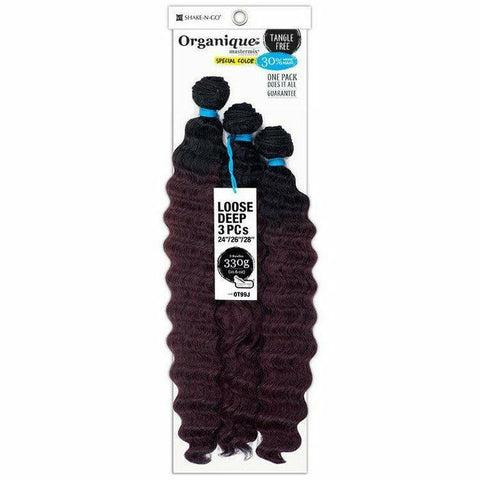 Shake N' Go Hair Extensions Shake N' Go: Organique Loose Deep 3pcs 24/26/28"