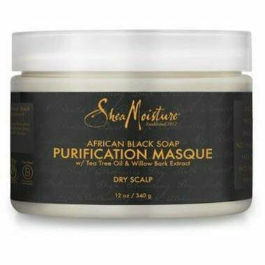 Shea Moisture Hair Care Shea Moisture: AFRICAN BLACK SOAP DANDRUFF CONTROL HAIR MASQUE 12oz