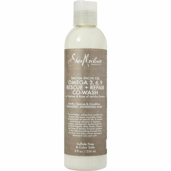 Shea Moisture Hair Care Shea Moisture: Sacha Inchi Oil Omega 3, 6, 9  Rescue + Repair Co-Wash 8oz