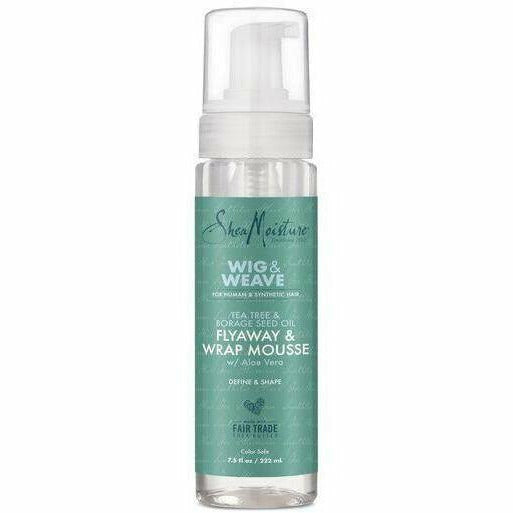 Shea Moisture Hair Care Shea Moisture: Wig & Weave Tea Tree & Borage Seed Oil Flyaway & Wrap Mousse w/ Aloe Vera