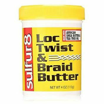 Sulfur8 Styling Product Sulfur8: Loc, Twist & Braid Butter 4oz